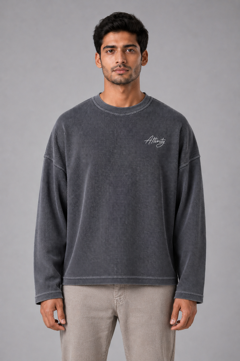 Core Waffle Full Sleeve - Acid Wash - View 2