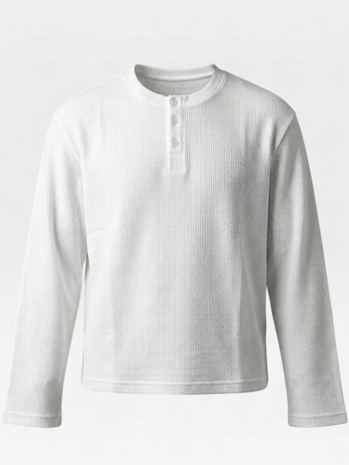 Attirity Core Henley - White