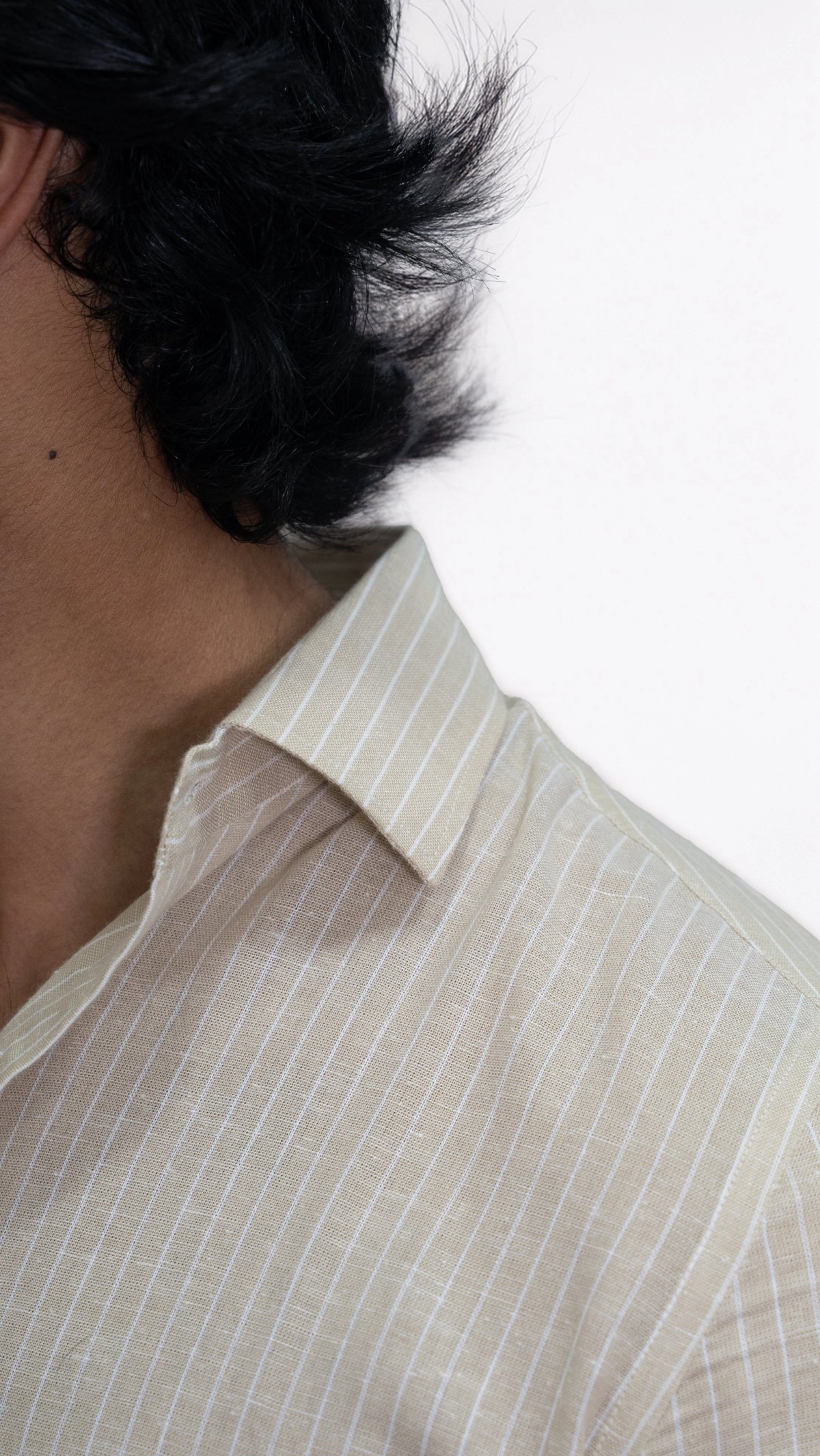 Sandline — Beige Striped Shirt - View 4