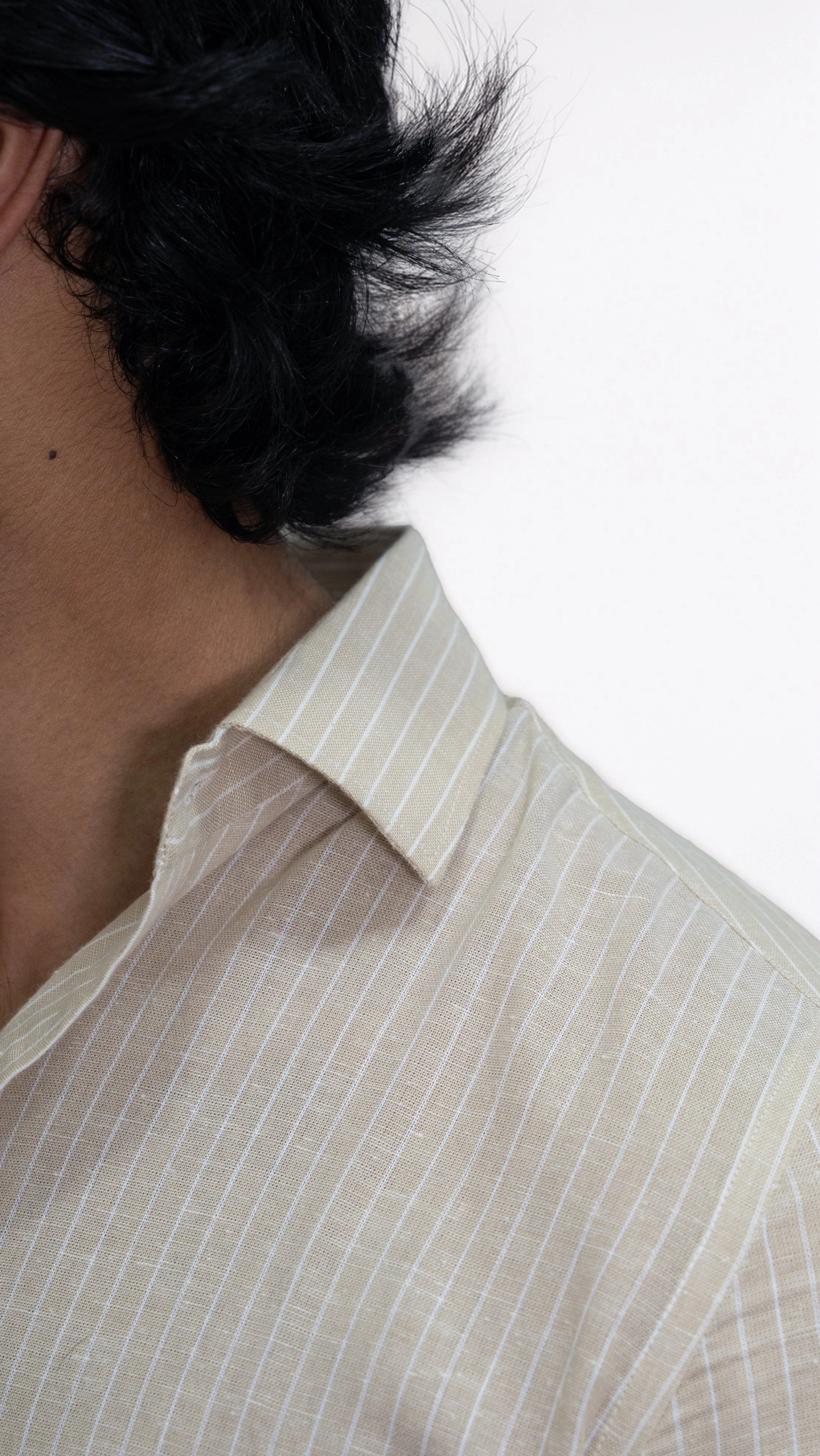 Sandline — Beige Striped Shirt