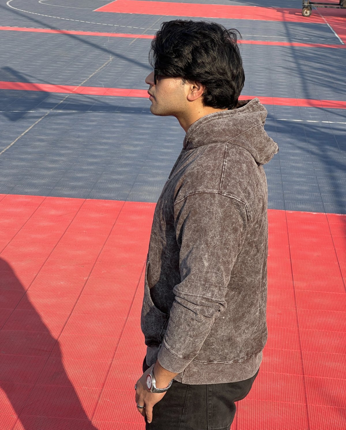 Rust Wash Hoodie - View 3