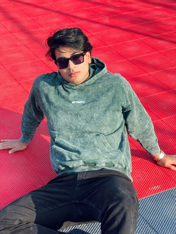 Moss Wash Hoodie