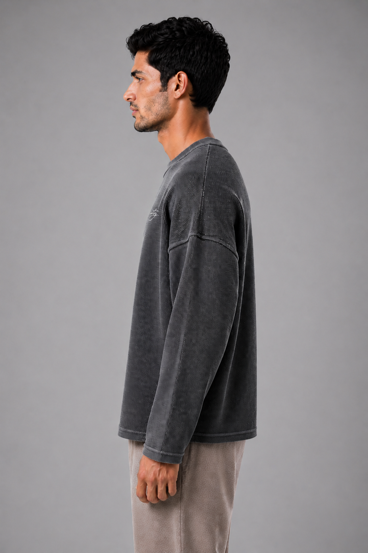 Core Waffle Full Sleeve - Acid Wash - View 4