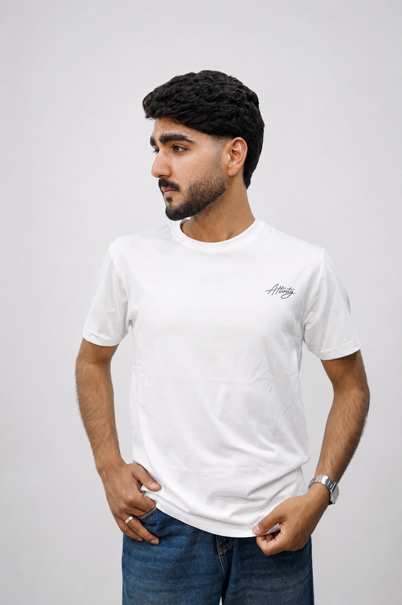 White Essential Tee - View 4