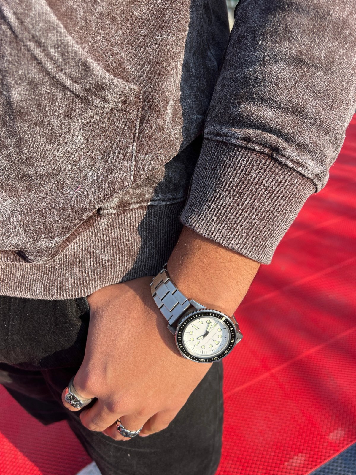 Rust Wash Hoodie - View 5