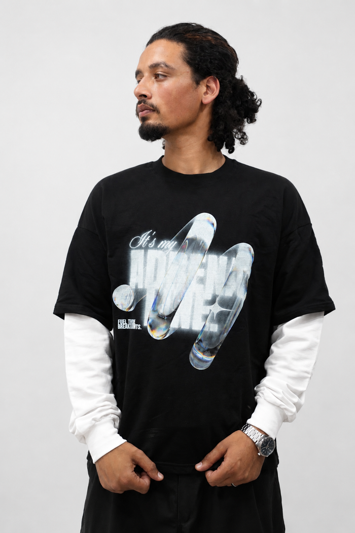 Adrenaline Layered Oversized Tee