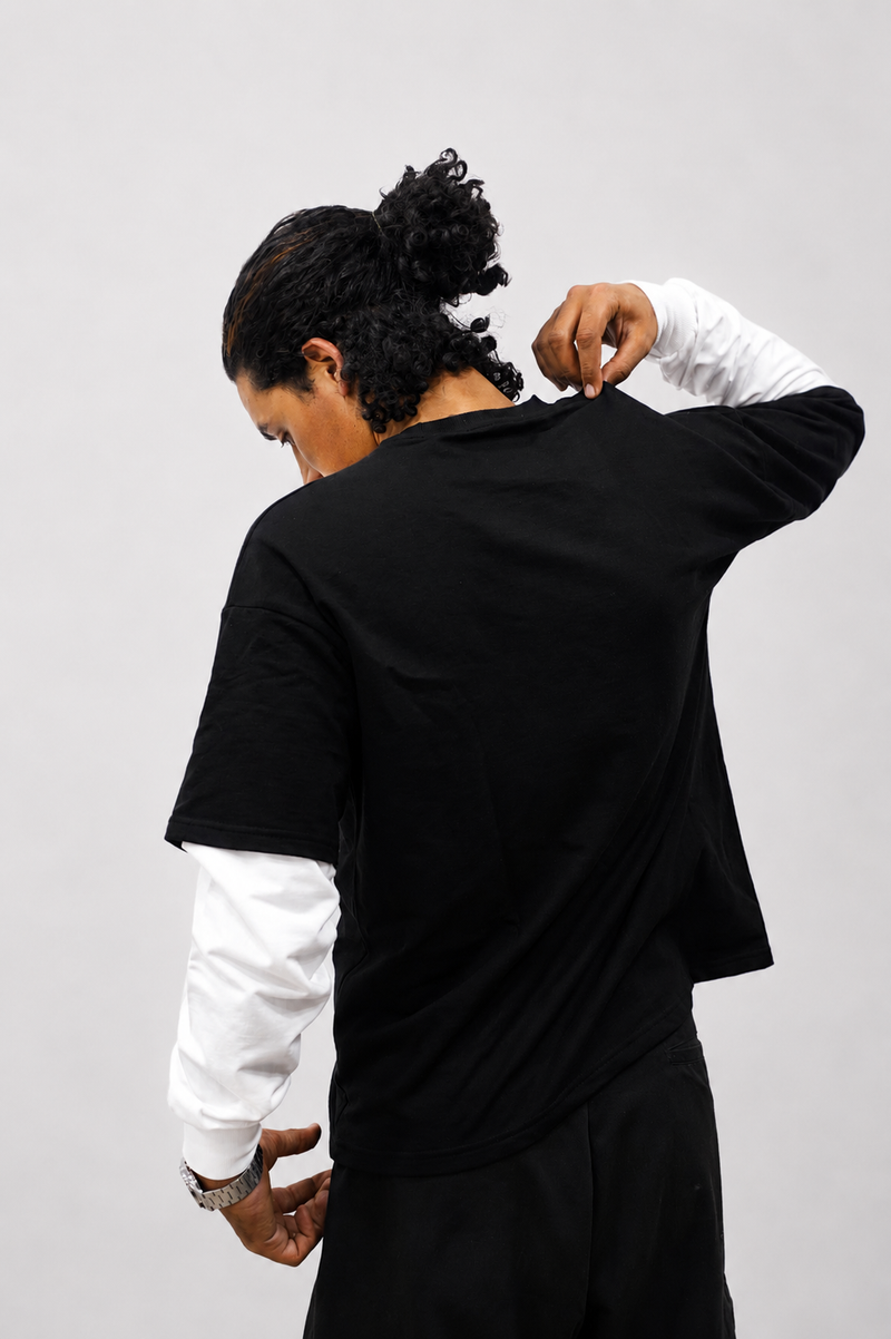 Adrenaline Layered Oversized Tee - View 3