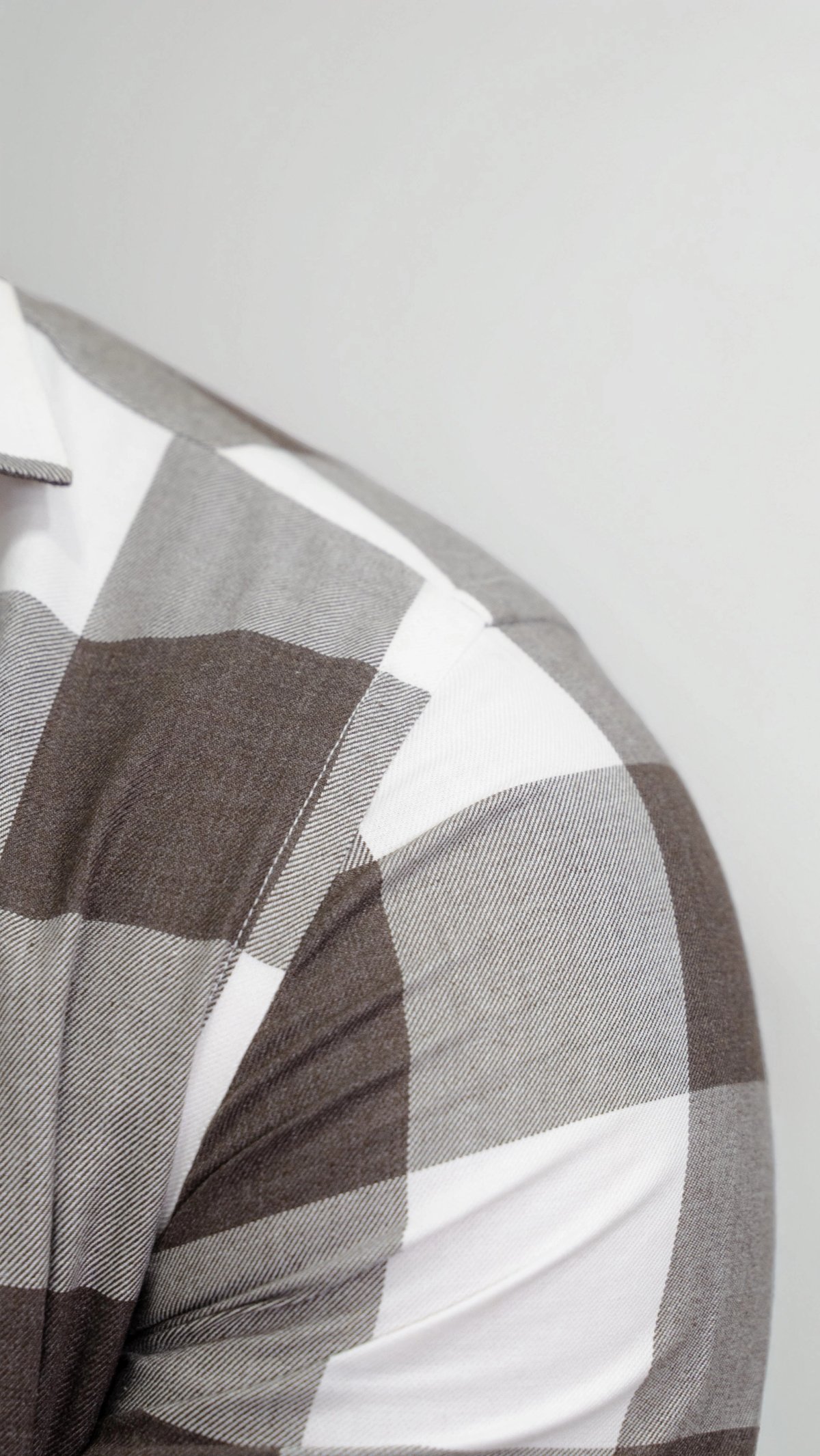 Brownstone — Brown & White Checkered Shirt - View 7