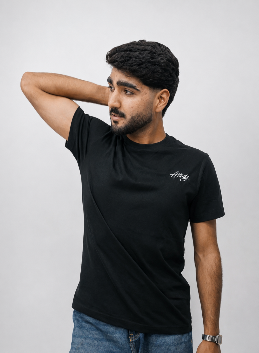 Black Essential Tee Alternate