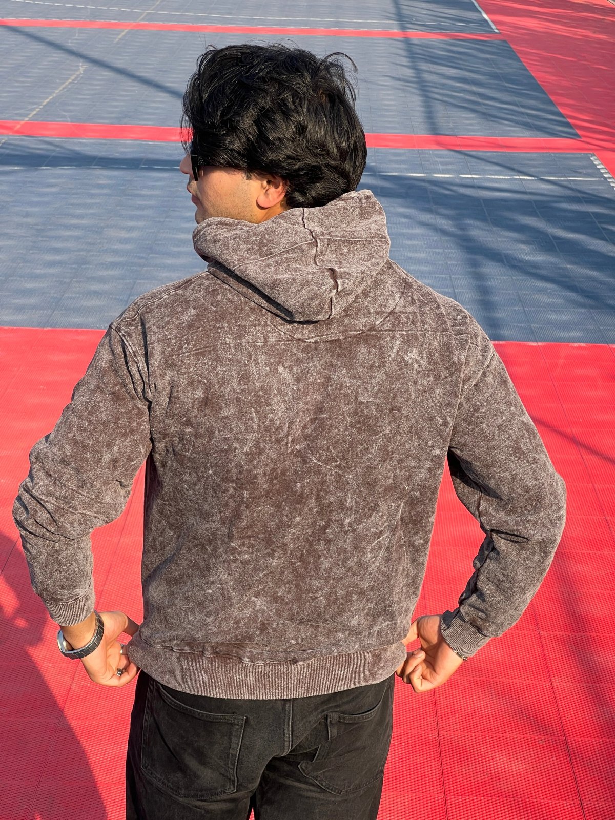 Rust Wash Hoodie - View 4