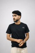 Black Essential Tee