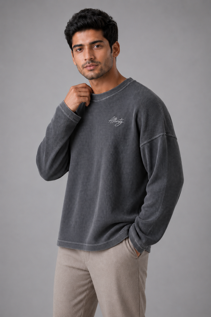 Core Waffle Full Sleeve - Acid Wash