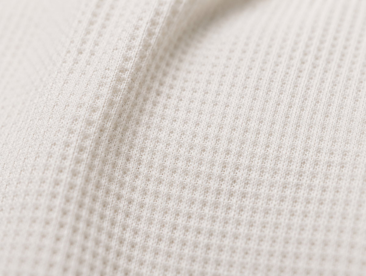 Core Waffle Full Sleeve — Off-White - View 4