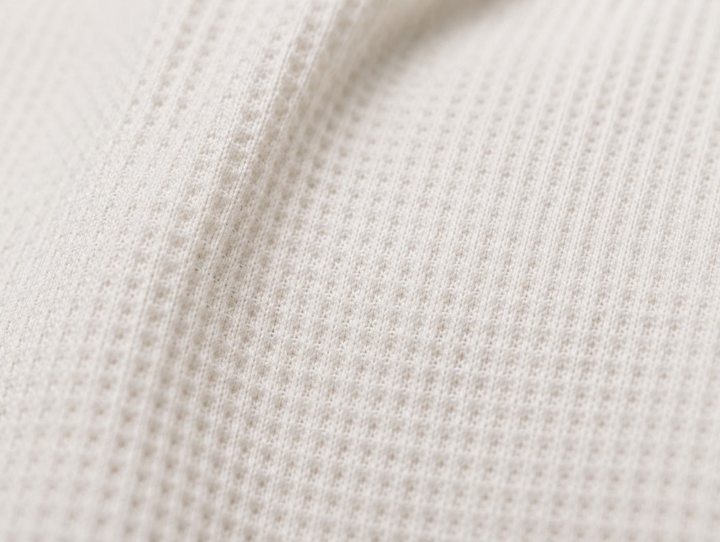 Core Waffle Full Sleeve — Off-White