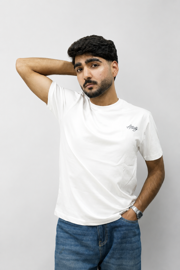 White Essential Tee
