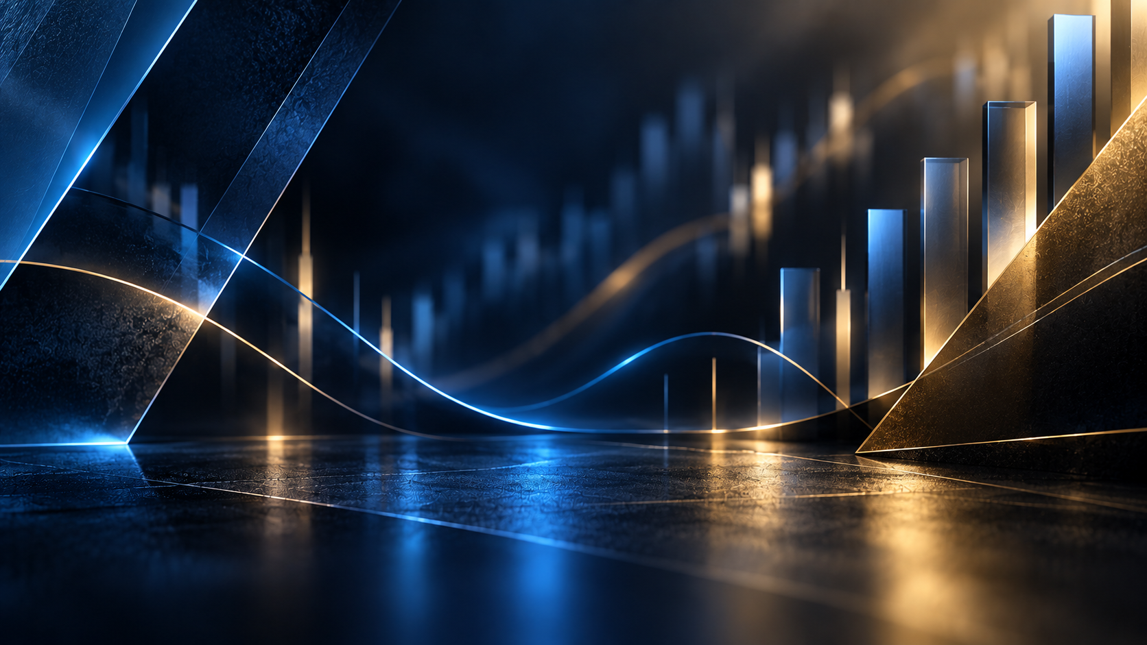 Abstract art work for financial background