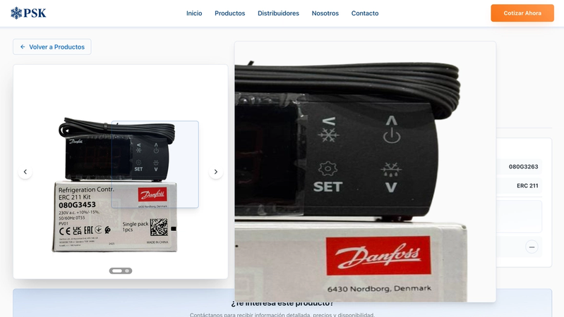 Captura producto con zoom