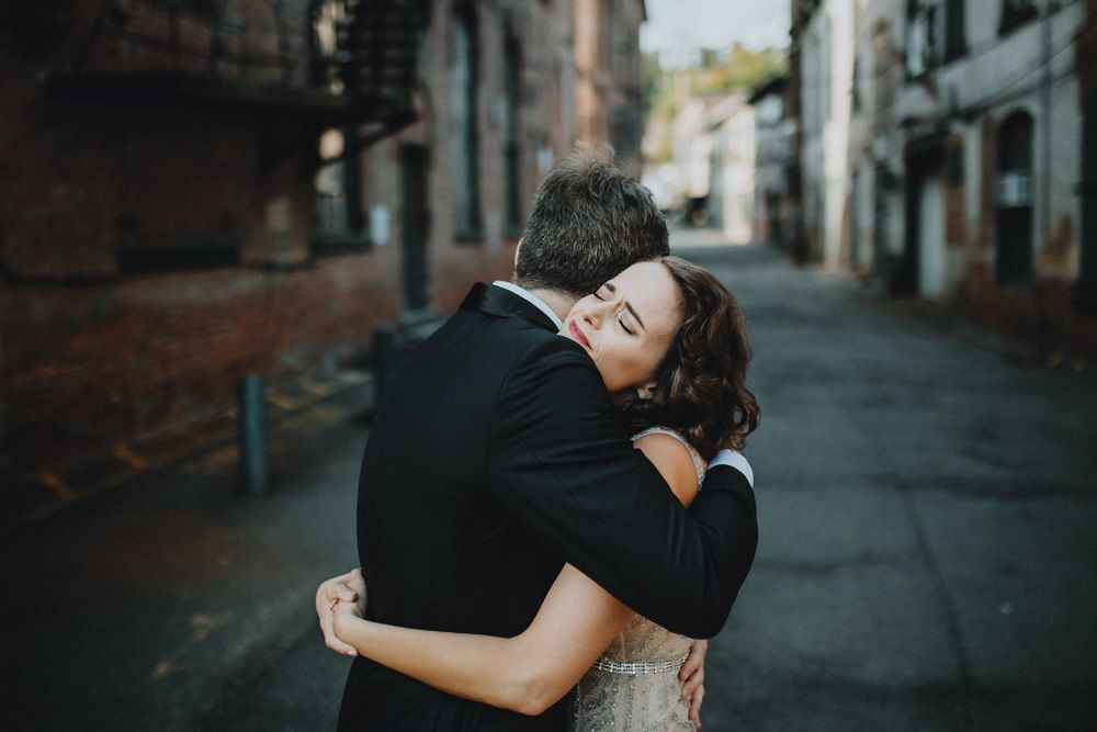 Industrial chic wedding in new york - by Lucie B. Photo wedding photographer