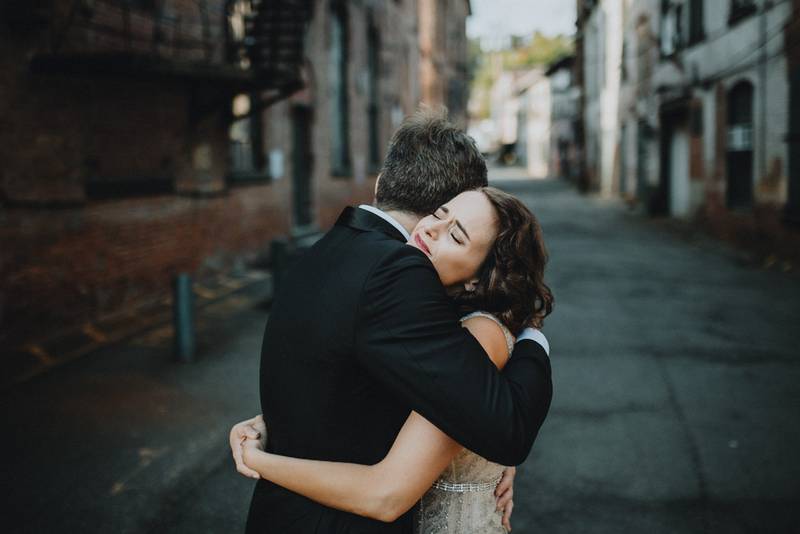 Industrial chic wedding in new york - by Lucie B. Photo wedding photographer