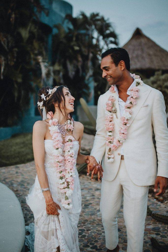 Boho destination wedding in mexico - by Lucie B. Photo wedding photographer