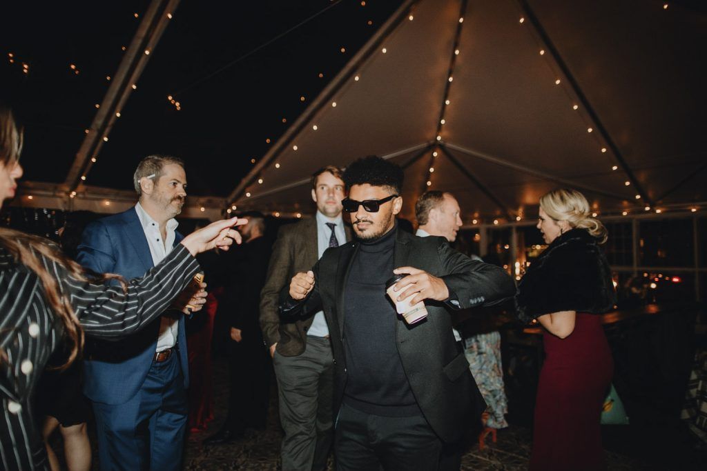 Fall wedding at foxfire mountain house - by Lucie B. Photo brooklyn wedding photographer
