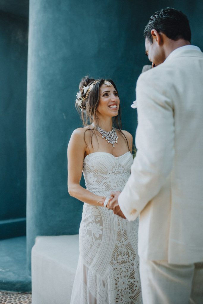 Boho destination wedding in mexico - by Lucie B. Photo wedding photographer