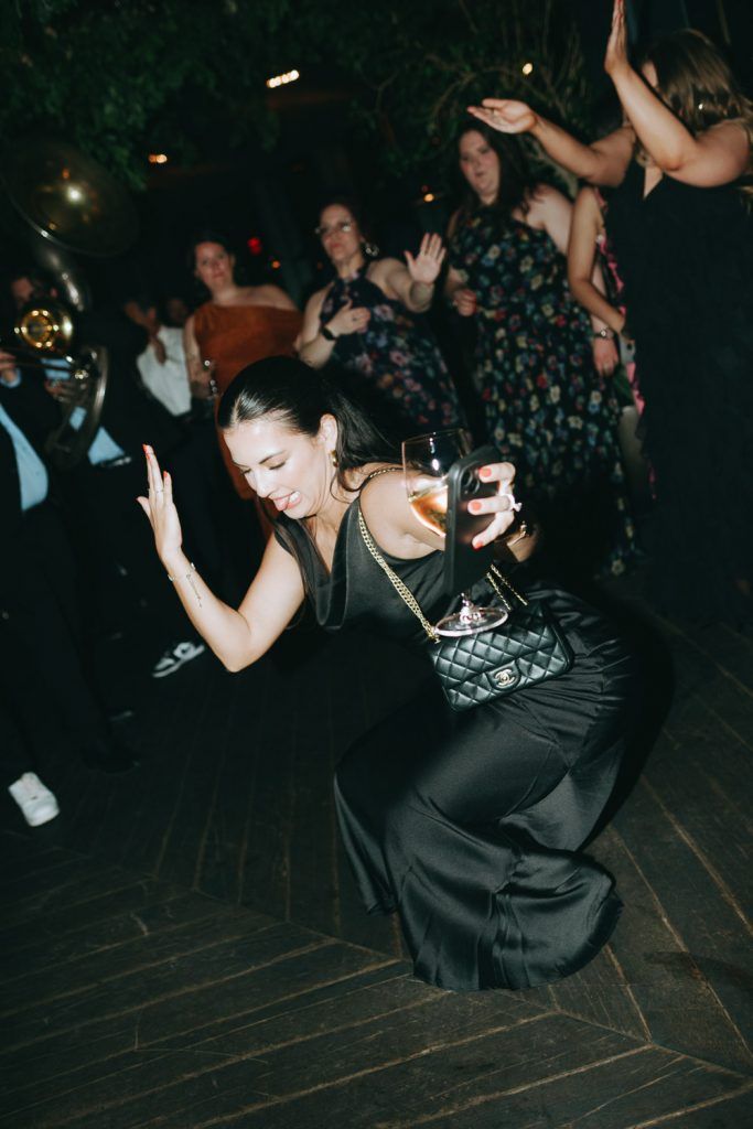 Dance floor at brooklyn wedding at the william vale