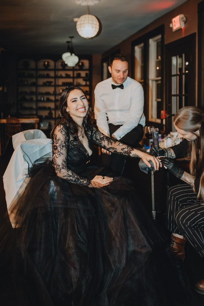 Fall wedding at foxfire mountain house - by Lucie B. Photo brooklyn wedding photographer