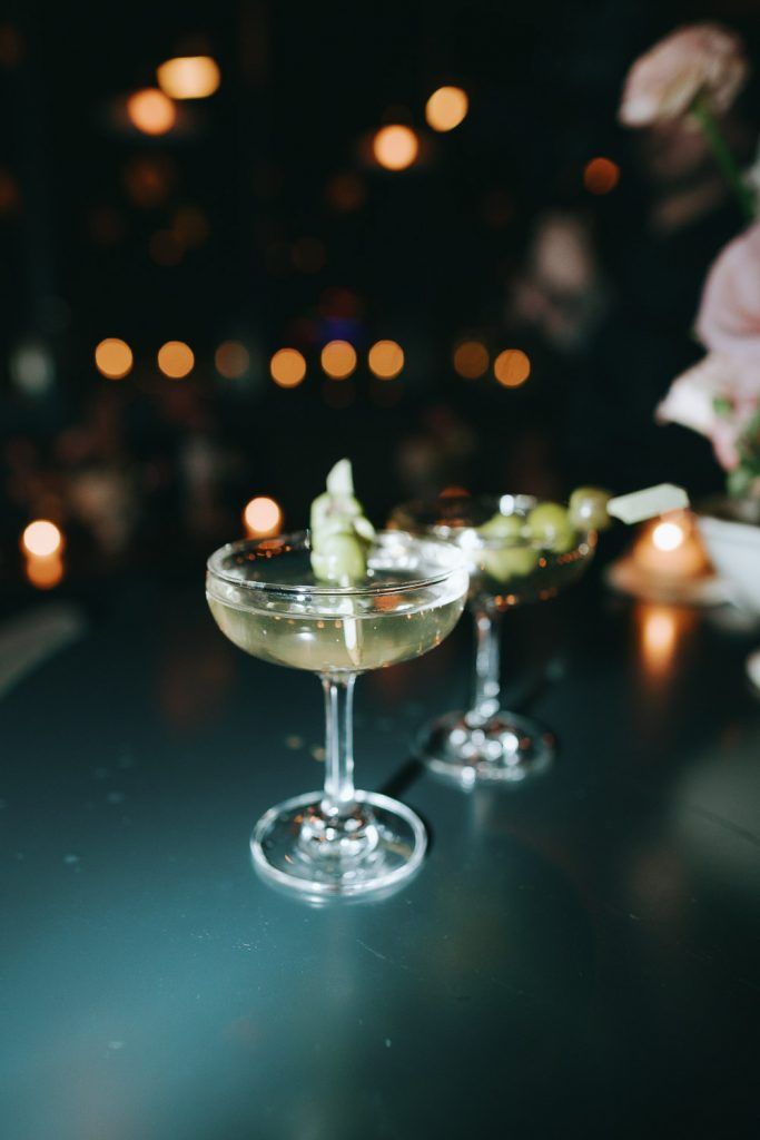 Cocktails at brooklyn wedding at the william vale