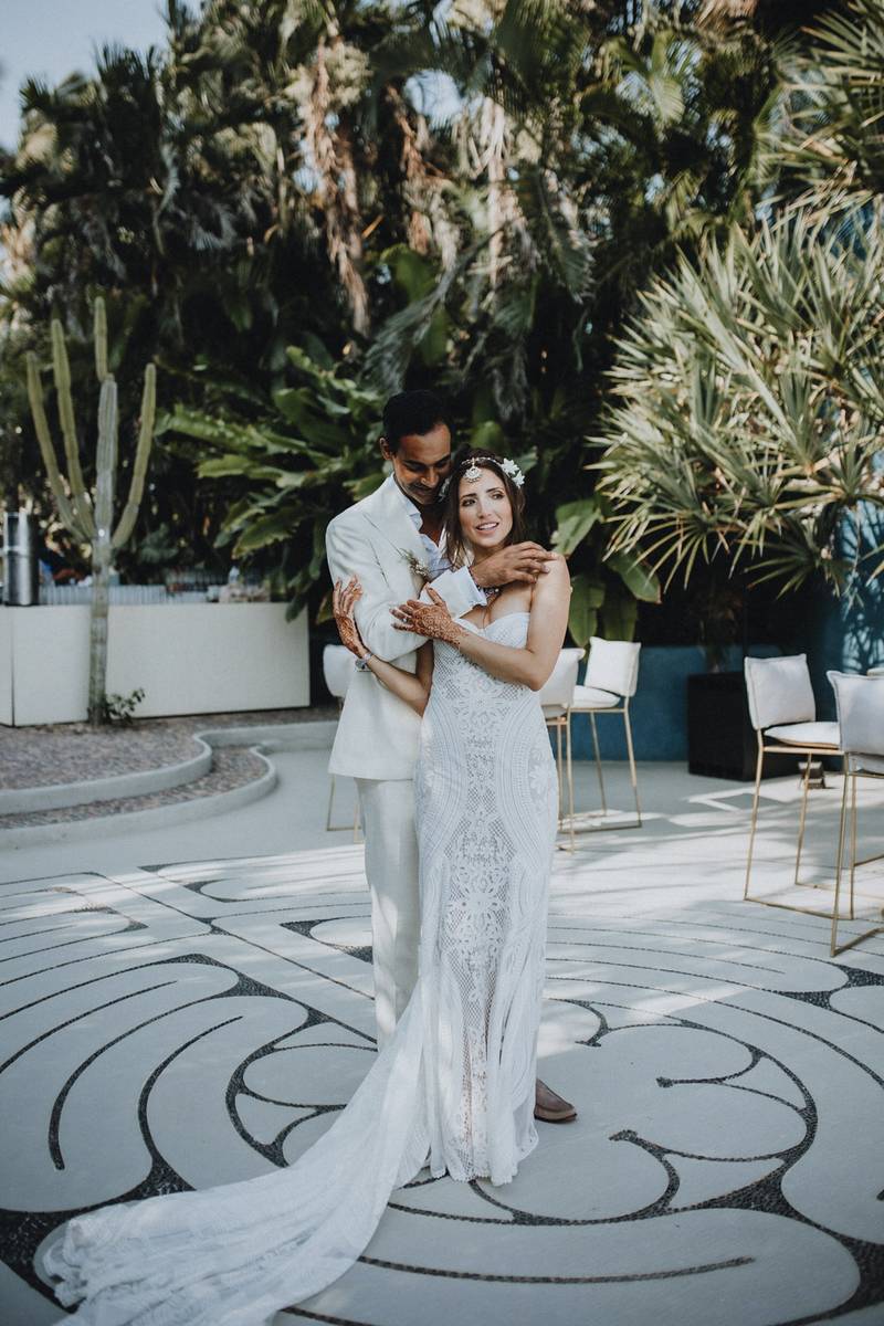Boho destination wedding in mexico - by Lucie B. Photo wedding photographer