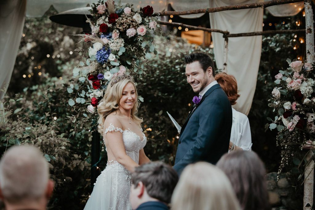 Wedding ceremony in topanga canyon los angeles