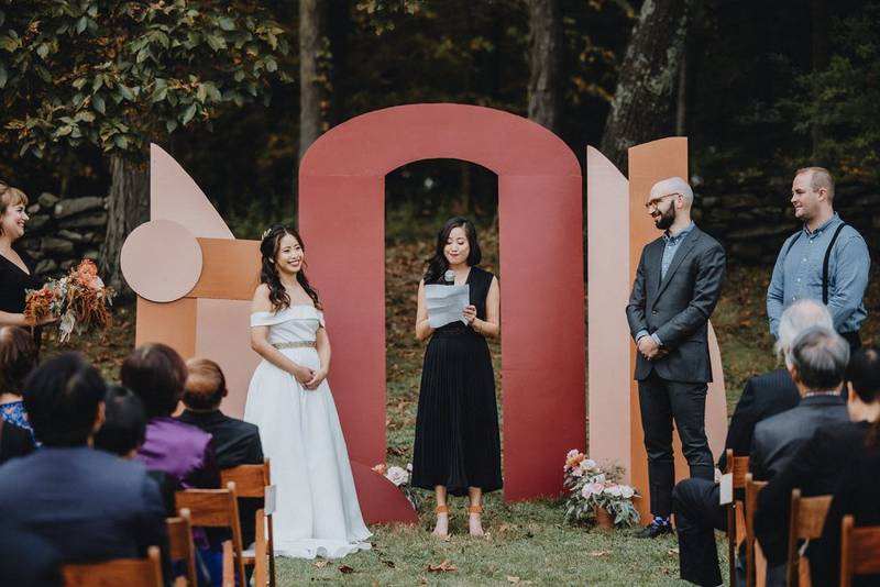 Fall wedding in hudson valley - by Lucie B. Photo wedding photographer
