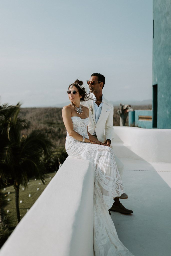 Boho destination wedding in mexico - by Lucie B. Photo wedding photographer