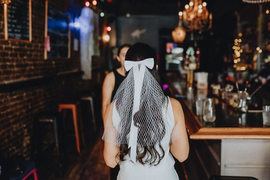 NYC elopement of lesbian couple - by Lucie B. Photo brooklyn wedding photographer