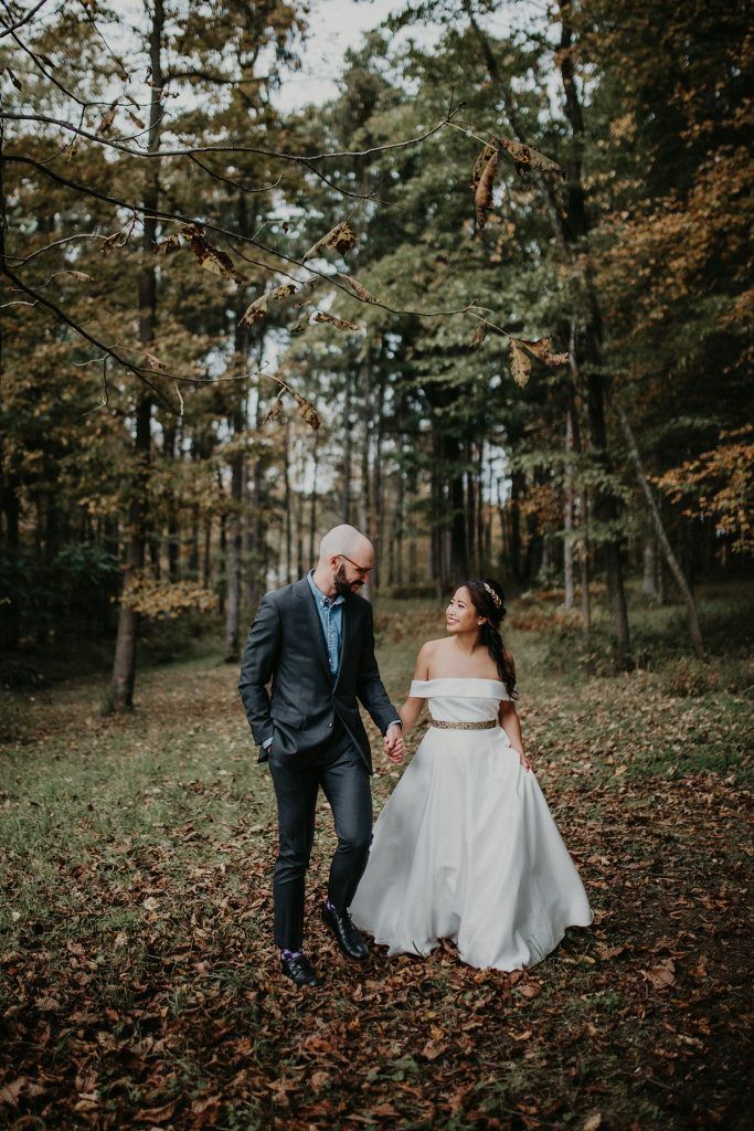 Fall wedding in hudson valley - by Lucie B. Photo wedding photographer