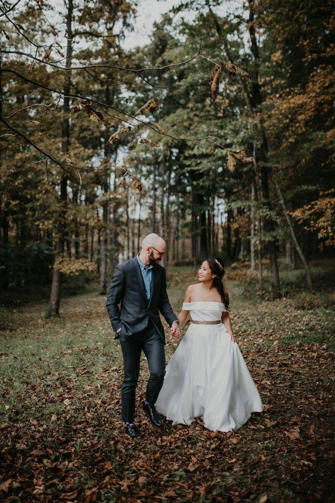 Fall wedding in hudson valley - by Lucie B. Photo wedding photographer