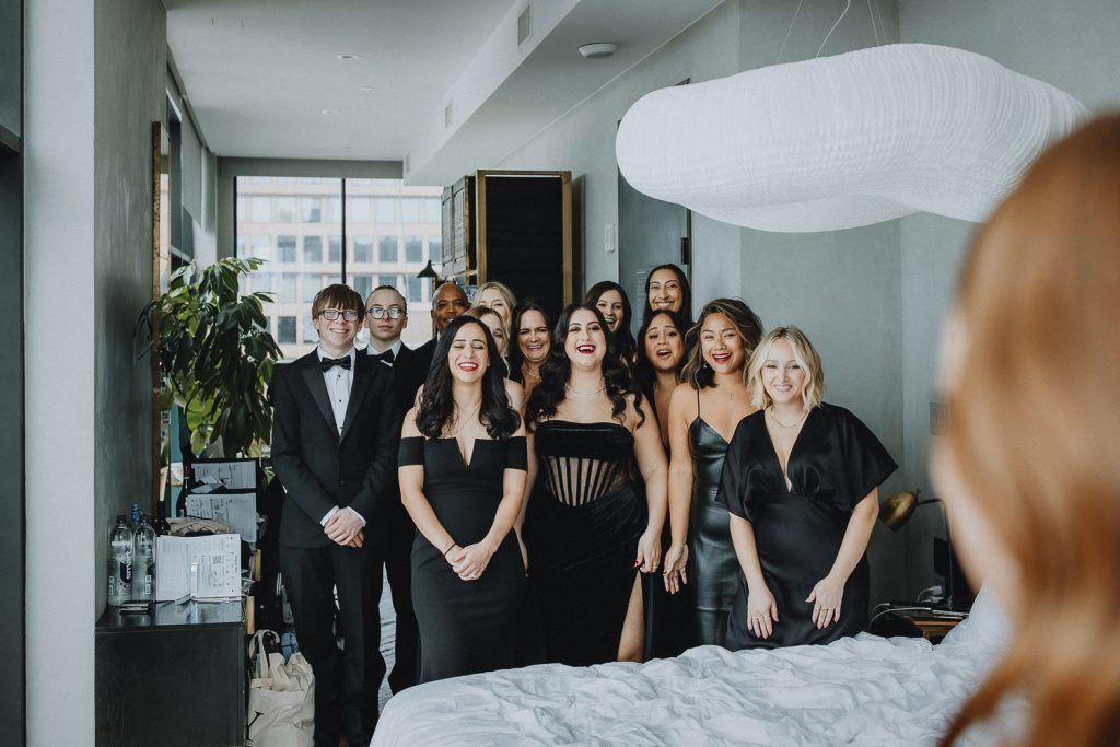 Wedding at williamsburg hotel by Lucie B Photo Brooklyn wedding photographer