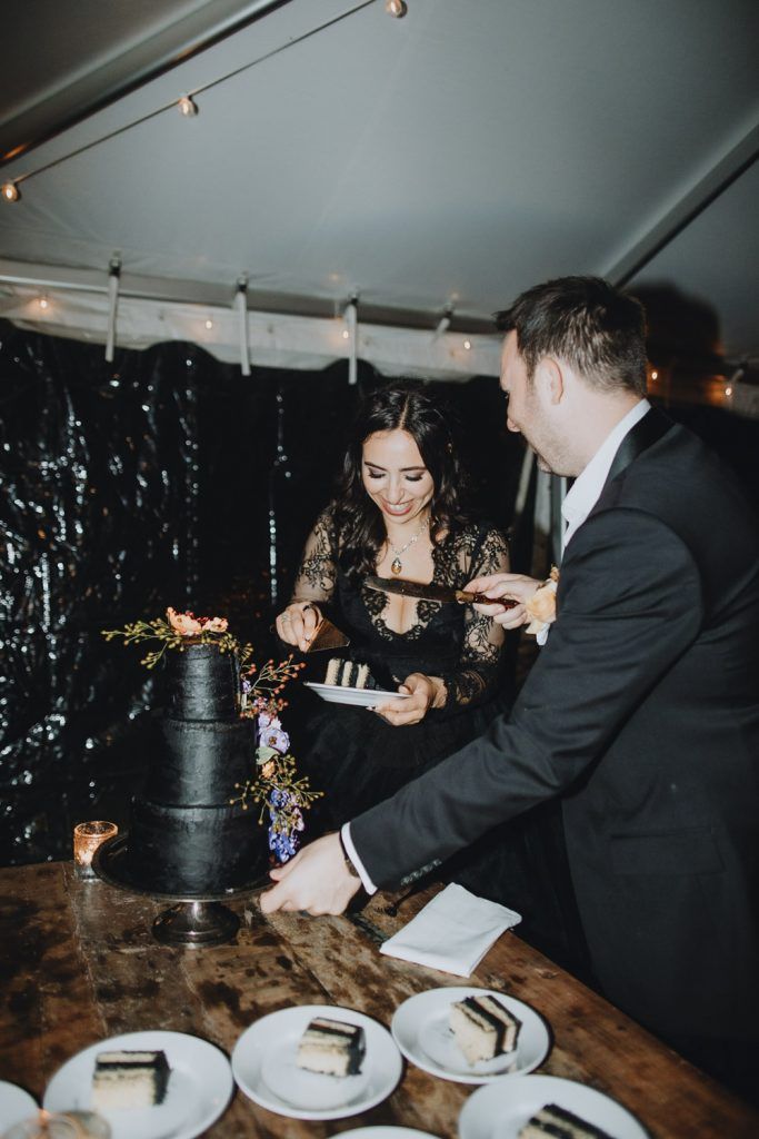 Fall wedding at foxfire mountain house - by Lucie B. Photo brooklyn wedding photographer