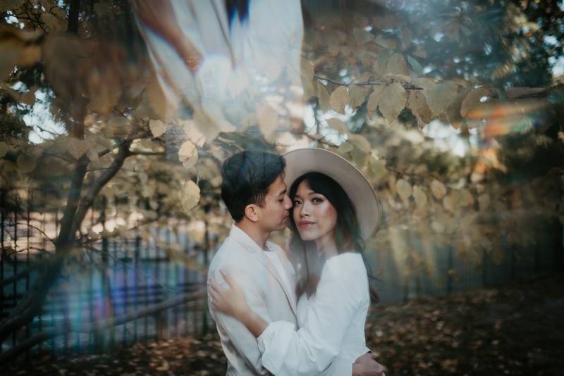 NYC elopement in central park in the fall
