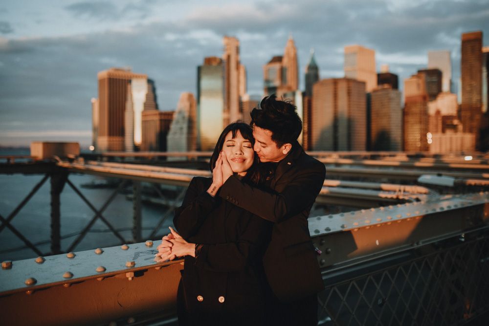 NYC elopement on Brooklyn Bridge