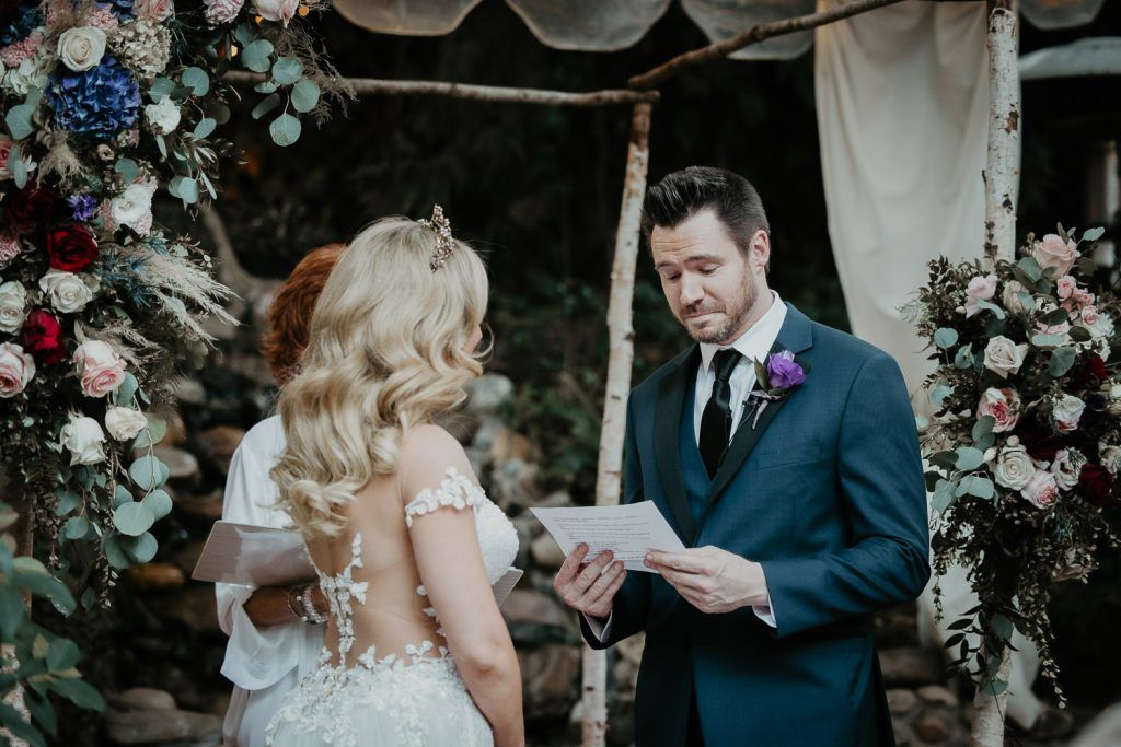 Wedding ceremony in topanga canyon los angeles
