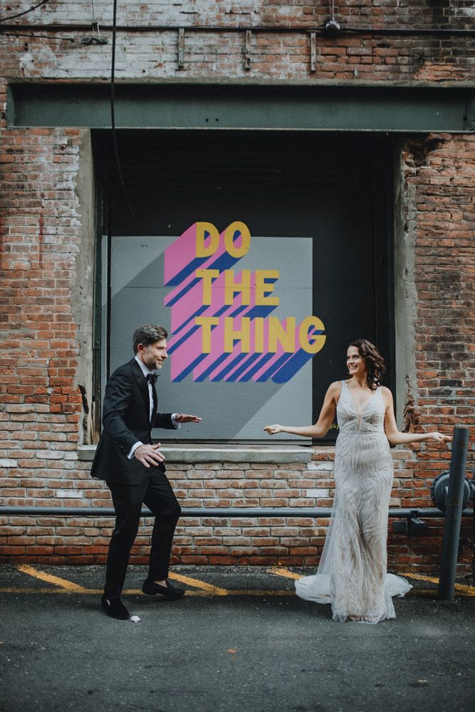 Industrial chic wedding in new york - by Lucie B. Photo wedding photographer