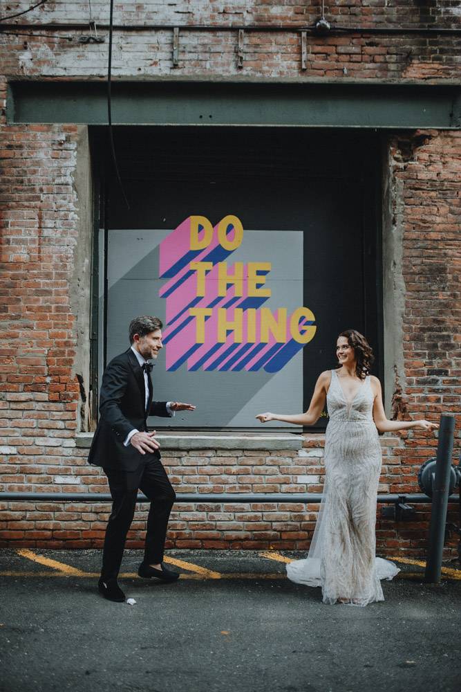 Industrial chic wedding in new york - by Lucie B. Photo wedding photographer