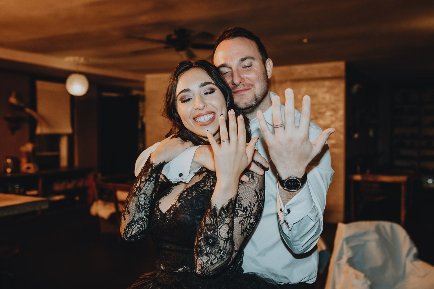 Fall wedding at foxfire mountain house - by Lucie B. Photo brooklyn wedding photographer