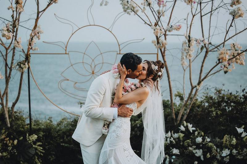 Boho destination wedding in mexico - by Lucie B. Photo wedding photographer