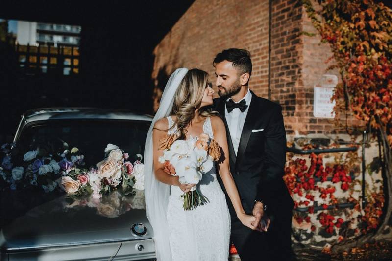 Fall wedding at the foundry - by Lucie B. Photo brooklyn wedding photographer