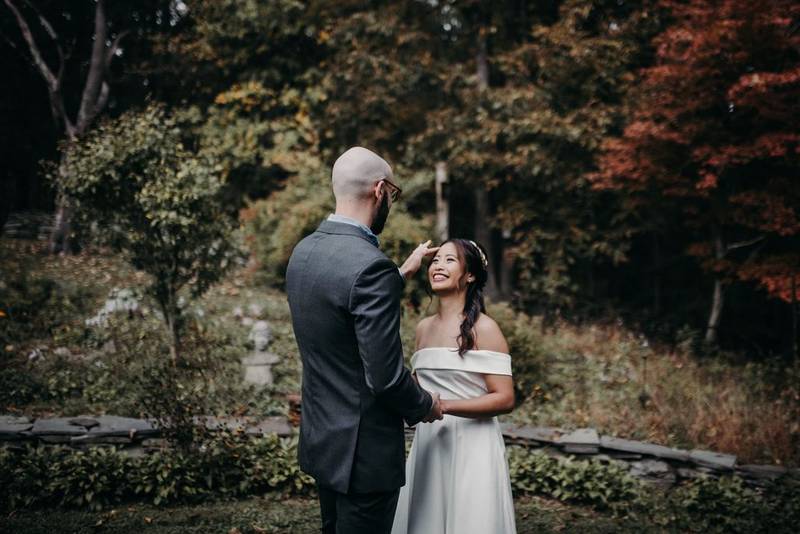 Fall wedding in hudson valley - by Lucie B. Photo wedding photographer