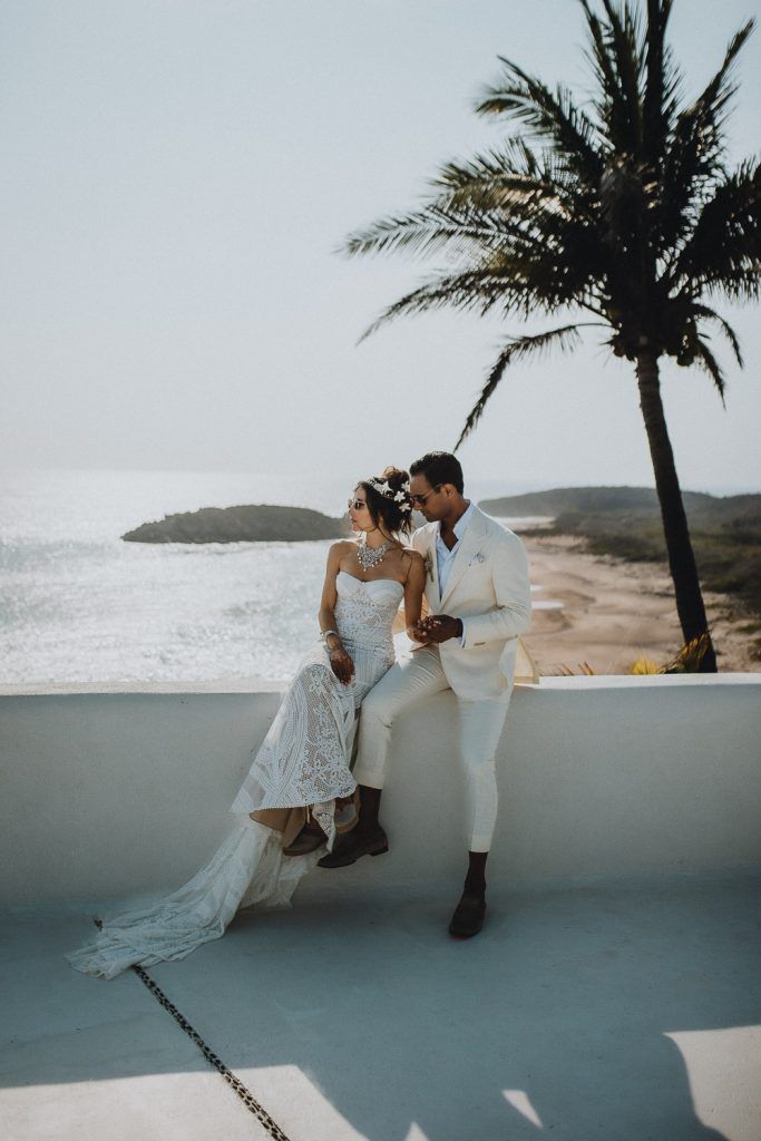 Boho destination wedding in mexico - by Lucie B. Photo wedding photographer