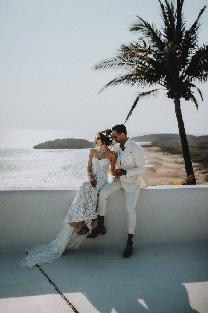 Boho destination wedding in mexico - by Lucie B. Photo wedding photographer