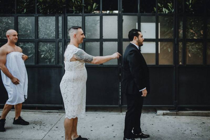 Wedding at williamsburg hotel - by Lucie B. Photo brooklyn wedding photographer